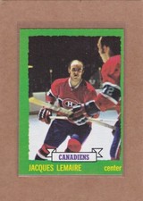 1973-74 TOPPS HOCKEY JACQUES LEMAIRE #56 CANADIENS EX/EXMT *A35567