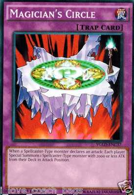 Magician's Circle YGLD-ENC37 1st (Mint X 1) YUGIOH Common Trap Cards