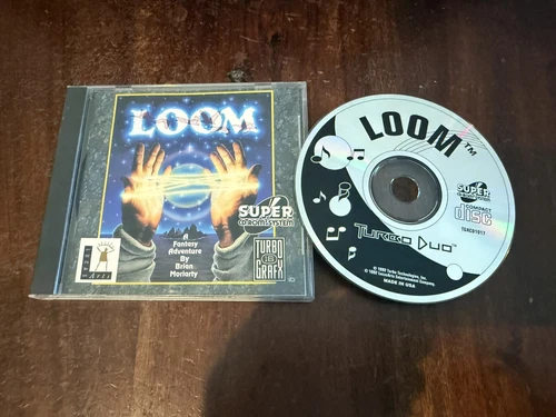 Loom TurboGrafx 16 CD Turbo Duo/Super CD-ROM2  Complete w/Manual & Original Case