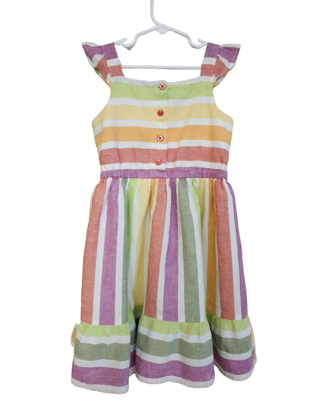 Gymboree Cotton Blend White Dresses for Girls