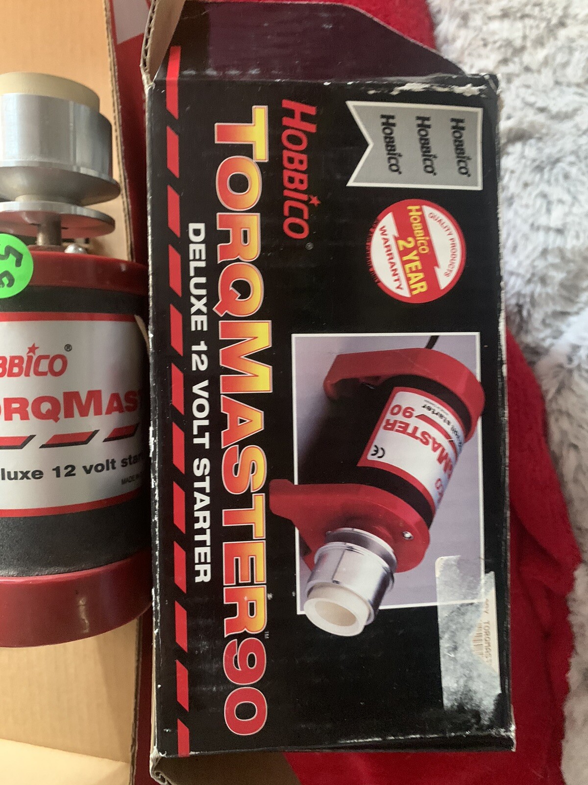 Hobbico TorqMaster 90 Deluxe 12V Gas Nitro Engine Starter RC