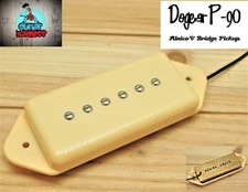 G.M. P90 DOG EAR BRIDGE PICKUP CREAM ALNICO 5 MAGNETS