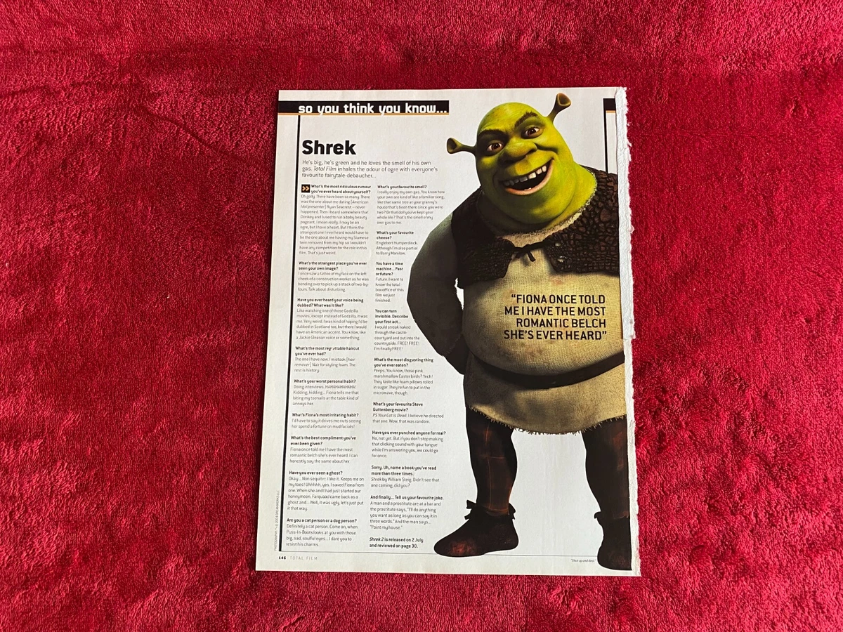 Shrek Fiona & Shrek Get Ogre It Text Poster | Postcard