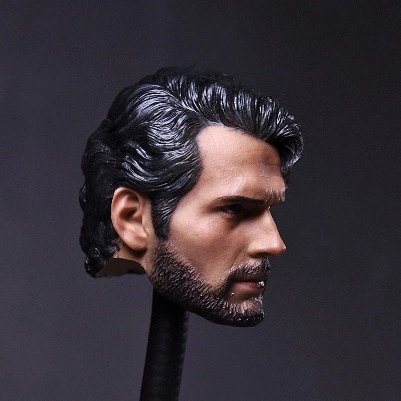 Figura de acción masculina Henry Cavill modelo esculpido cabeza escala 1/6 ajuste 12" HT PH juguetes Foto 3 de 4