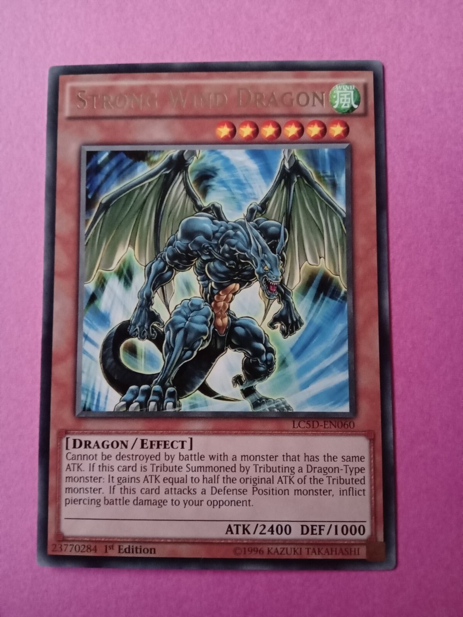 LC5D-EN060 Strong Wind Dragon Rare 1st Edition NM Yugioh Card | eBay UK