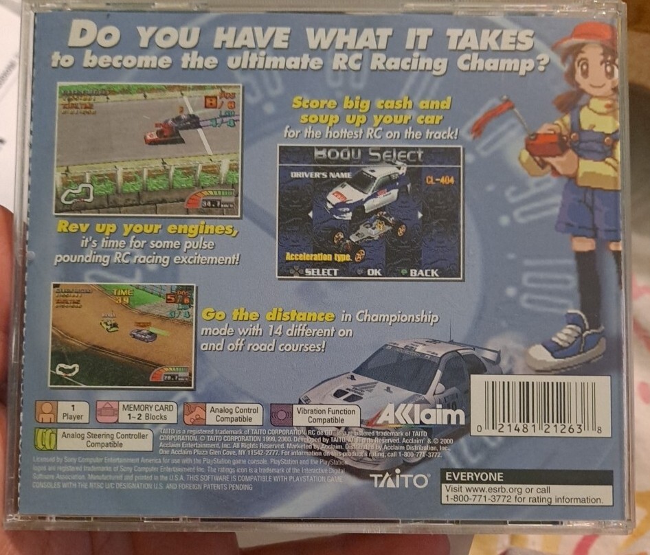RC de GO! PS1 PSX (jeu uniquement) PAL CD testé et authentique