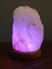 Himalayan Crystal Salt Lamp Multicolor Color Changing USB Plug Evolution Salt Co