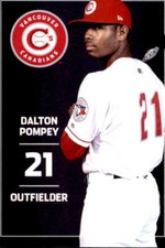 2012 Vancouver Canadians Grandstand #30 Dalton Pompey Ontario Canada Card