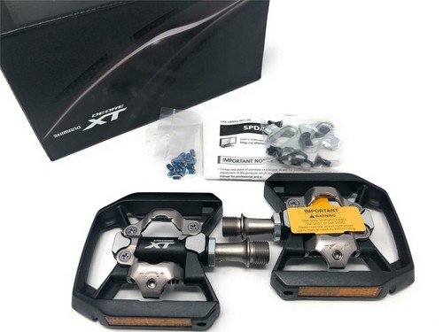 Shimano PD-T8000 Deore XT SPD Trekking Bke Pedals MTB Clipless w/ Cleats  New | eBay