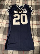 Camiseta de fútbol Russell Athletic Nevada Wolfpack talla grande azul marino WAC