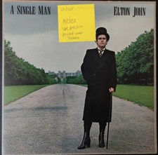 Elton John A Single Man Vinyl Record LP VG/G+ TRAIN1 1978