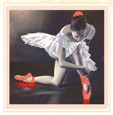 DIY Bead Embroidery Kit Needlepoint Beading Beadwork ballerina