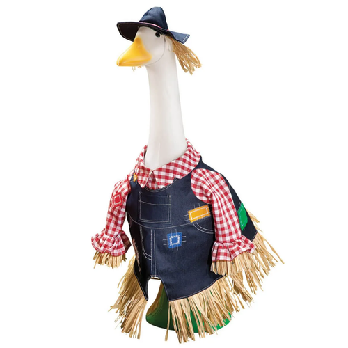 Vogelscheuche Outfit Kostüm für 23"H Gans Gone Viral Veranda Outdoor Garten Deko - Bild 6 von 7