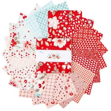 You & Me Riley Blake 5" Stacker 100% Cotton Precut Squares by Sandy Gervais