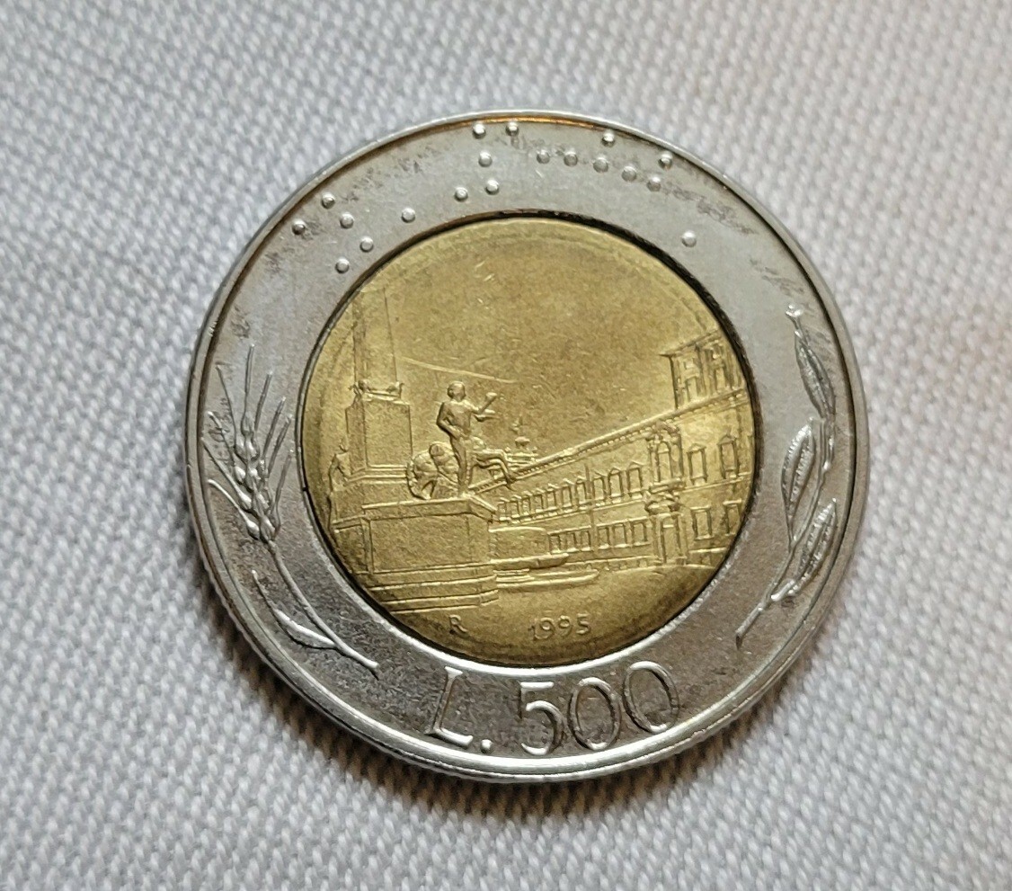 イタリア 1995年 ピサネッロ生誕600周年 5000Lire 銀貨 イタリア 1995年 ピサネッロ生誕600周年 5000Lire 銀貨 イタリア