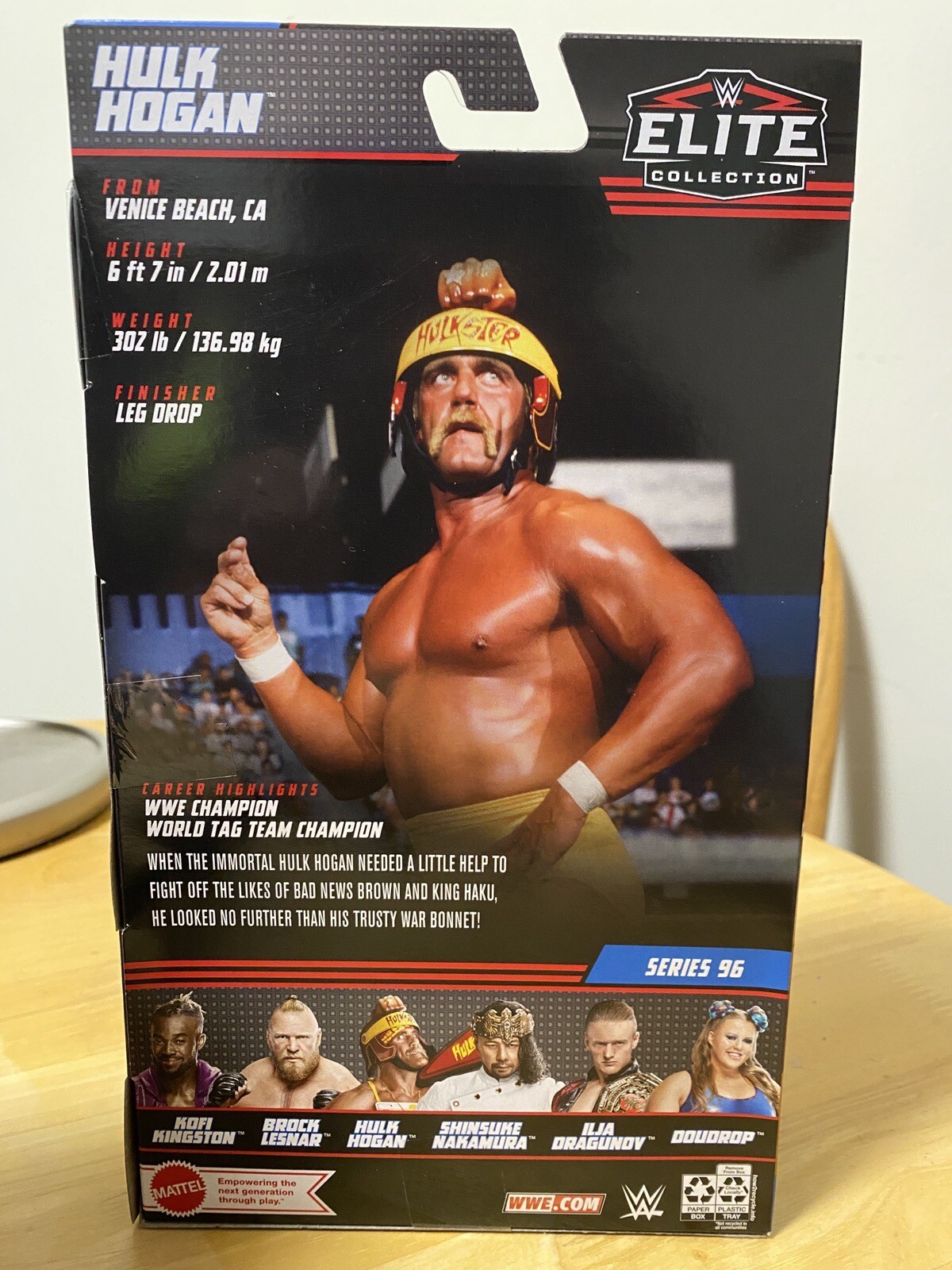 Wwe Elite Hulk Hogan Figure Series 96