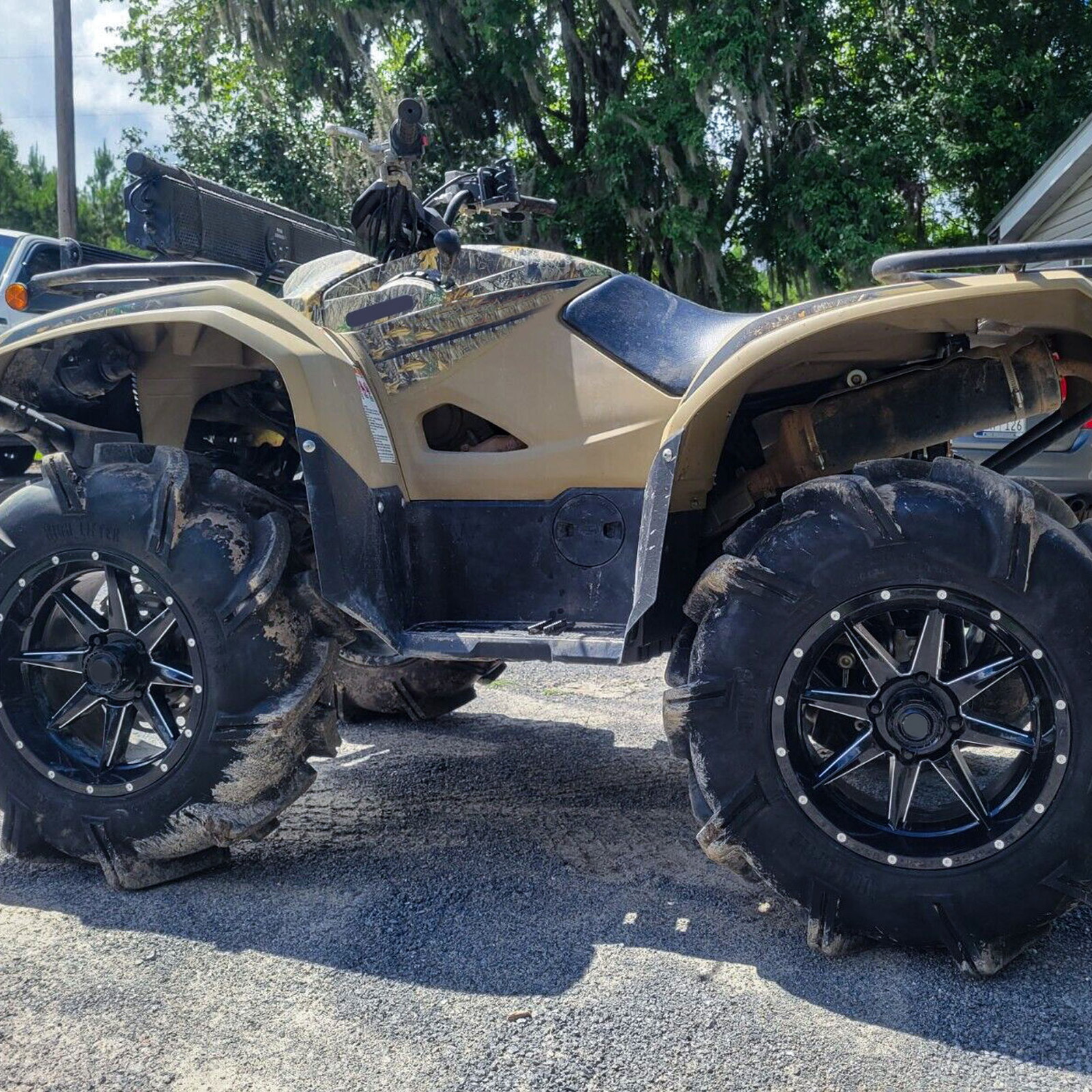 ATV CNC Zinc Plated 2'' Full Lift Kit Mount Brackets Fit YAMAHA KODIAK 700 16-25