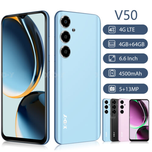 2024 New Android Factory Unlocked Cell Phone Cheap Smartphone 4G Quad Core 2 SIM - Picture 4 of 62