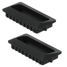 2 x LINCAT GRIFF HA73 EINSATZ SCHWARZ KUNSTSTOFFEINSATZ FÜR FRITTEUSE ODER WARMSCHRANKTÜR