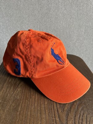 Vintage Polo Ralph Lauren Big Pony Leather Strap Hat #3