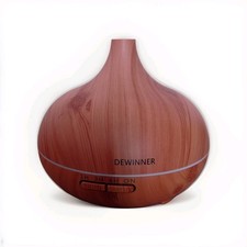 **DEWINNER 500ml DIFFUSEUR D’ARÔMES 7OPTIONS DE COULEUR LED HUILES ESSENTIELLES