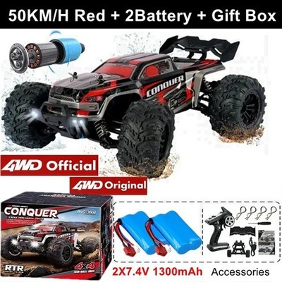 4WD Ferngesteuertes Auto Off Road 4x4 RC High Speed Buggy Truck Super Brushless 50