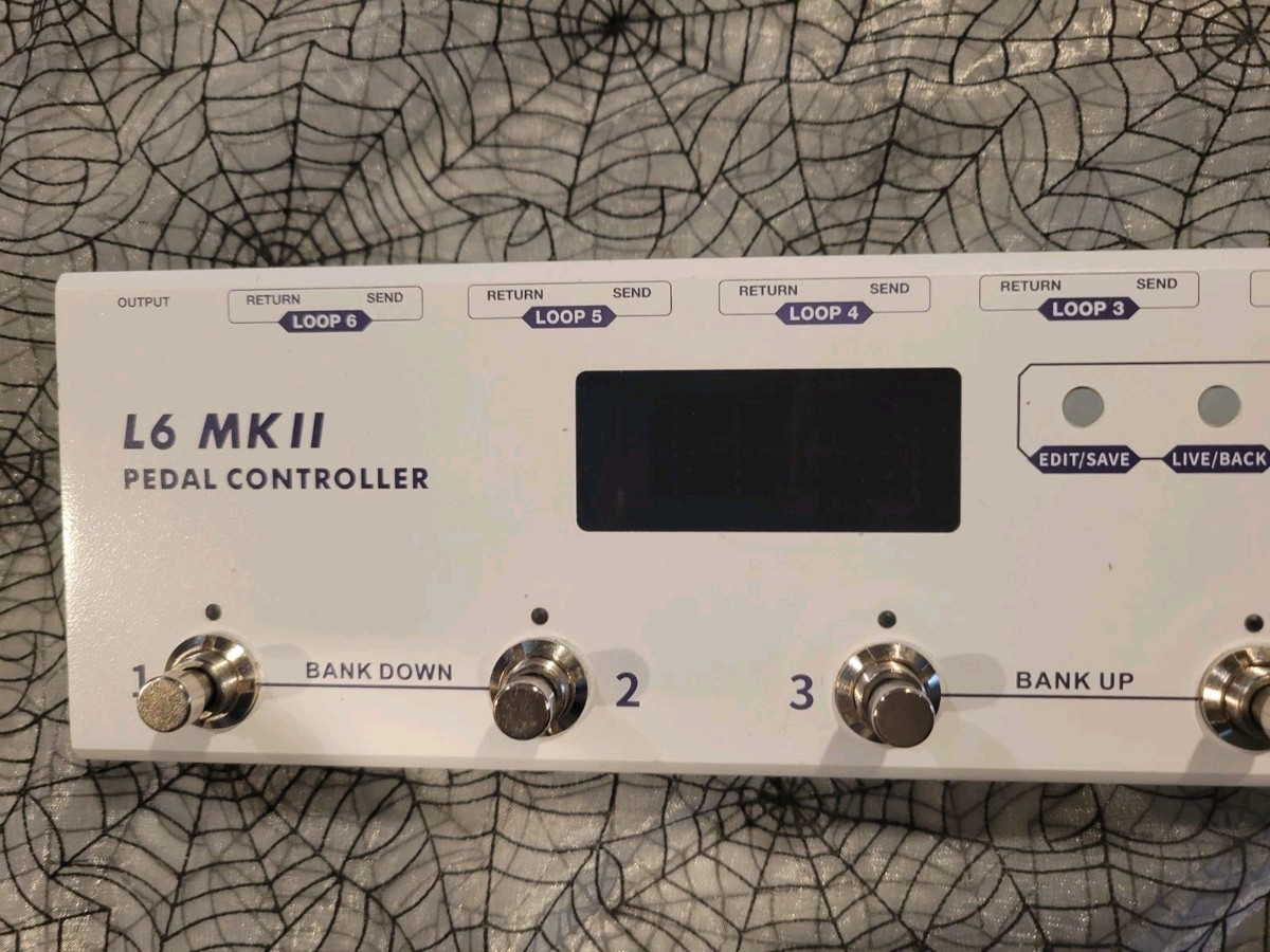 MOOER Guitar Effect Pedal Controller L6 MKII Programmable FX Loop