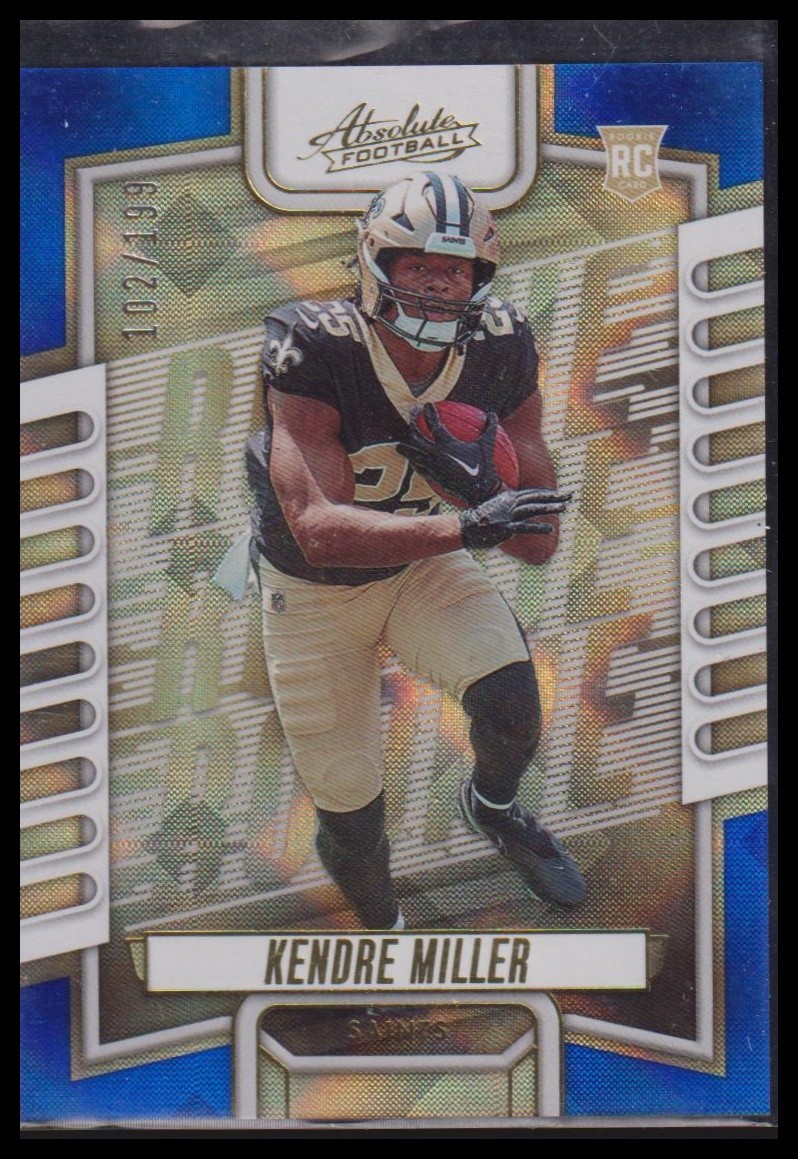 2023 Panini Absolute #125 Kendre Miller Blue Diamonds #/199
