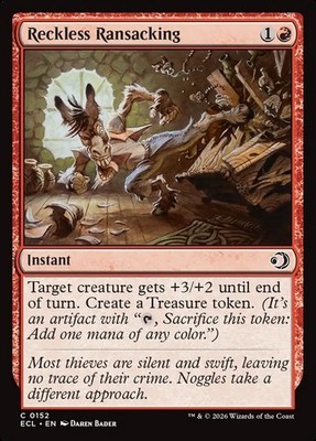 Magic the Gathering (mtg): ECL: Reckless Ransacking