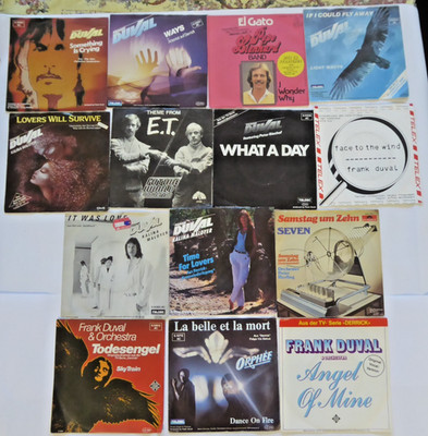 Frank Duval - 14 Single's Sammlung auch Pseudos