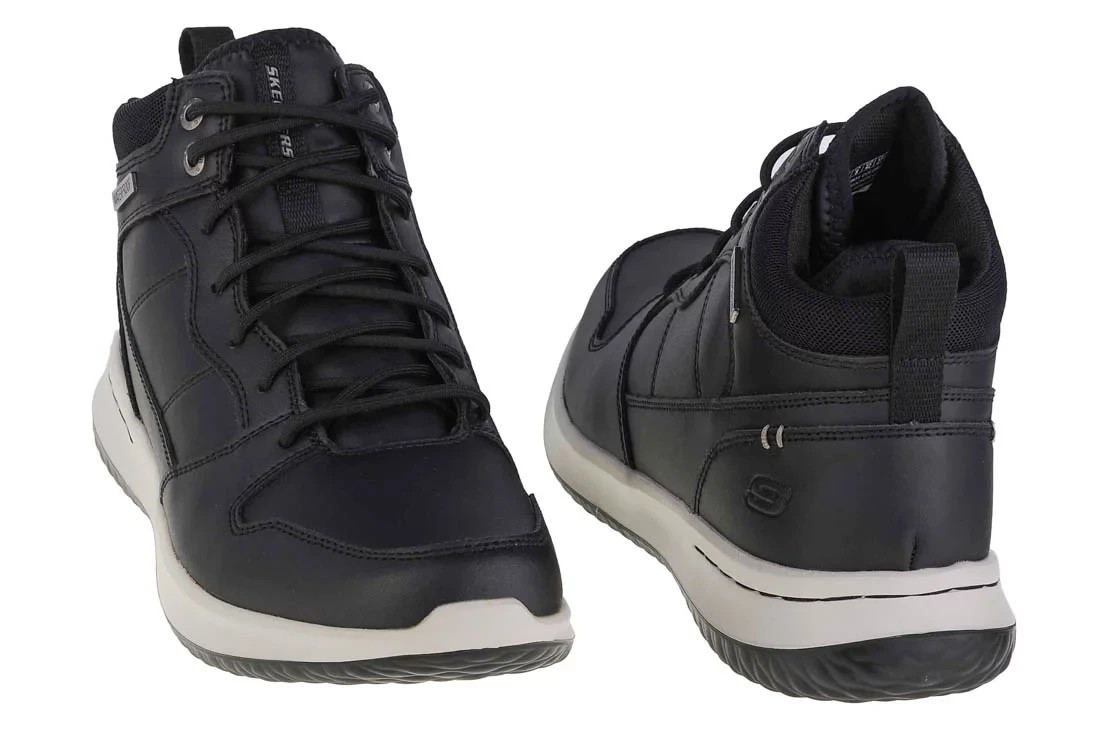 SKECHERS Mens Waterproof Memory Foam Cushioned Comfort Leather Boots-UK 6-12 image 3