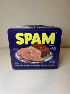 Spam Metal Tin Lunch Box (8 x 7 x 4 in)