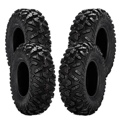 Set 4 ATV Tires 26x11-12 26x9-12 UTV All Terrain 6PR Heavy Duty 26x9x12 26x11x12