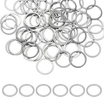 66Pcs M16 x 20mm 304 Stainless Steel Flat Washers for Screws Bolts