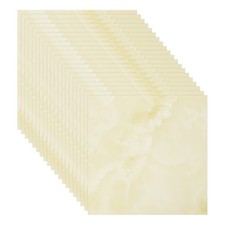 20pcs 11.8"x11.8" Peel and Stick Backsplash Marble PVC Wall Tile, Yellow