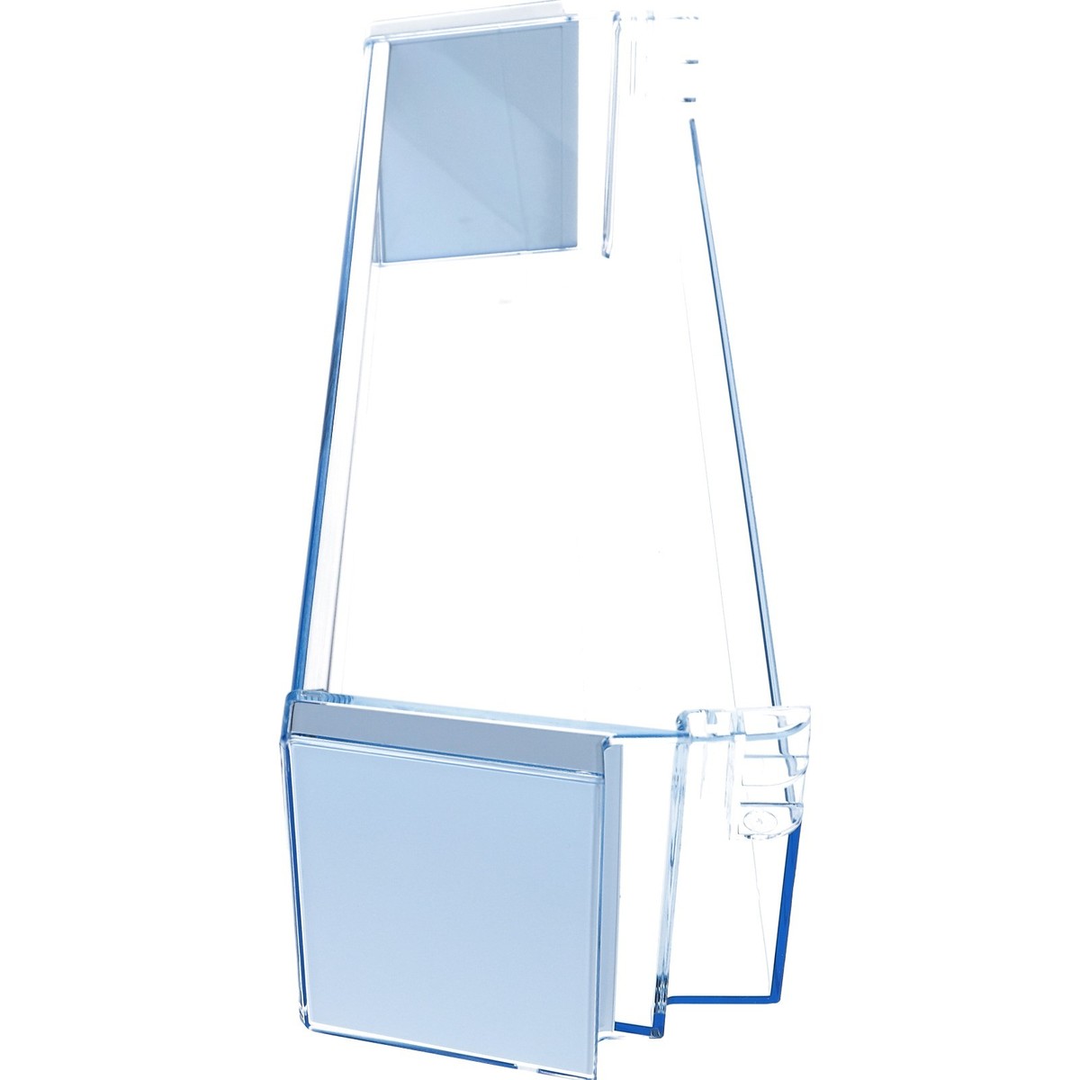 Vano Portaoggetti Per Frigorifero Bosch | Portabottiglie Trasparente | Misure 470x98x120 Mm | Ricambio Originale