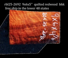 Quilted Redwood Burl | Turning Block | Craft Wood | DIY | RBL25-2692