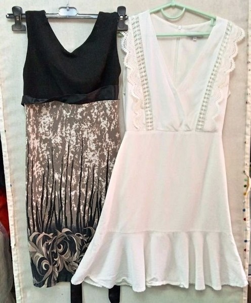 Women Dress Multicolor Lace 36