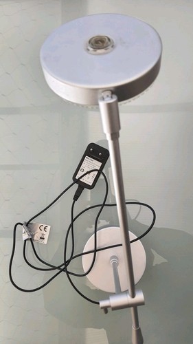 LED Schreibtischleuchte 50 cm silber, verstellbar Inkl. Versand - Bild 3 von 3