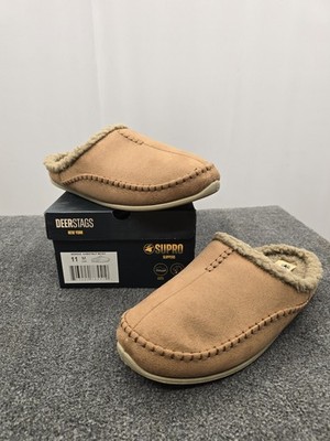 Deer Stags Supro Nordic Chestnut Slippers Size 11m