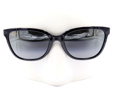 Maui Jim Women Honi Black Shiny Sunglasses Gray Lens MJ0758S-004 / 758-02 289