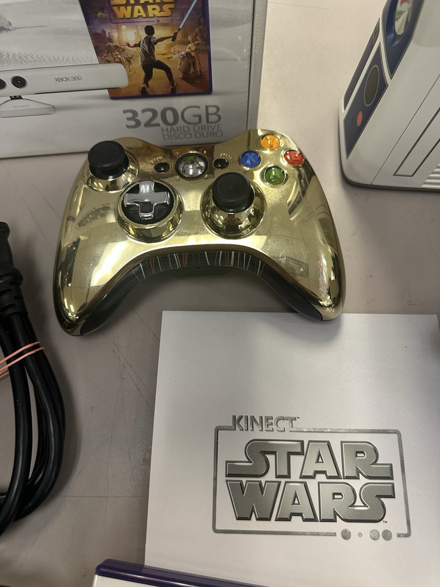 Xbox 360 S Star Wars 320GB CIB Kinect R2D2 C3PO + Kinect