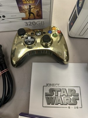 Xbox 360 S Star Wars 320GB CIB Kinect R2D2 C3PO + Kinect