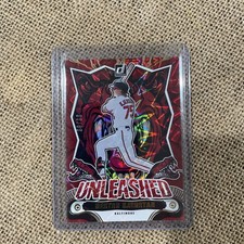 2024 Panini Donruss Unleashed Heston Kjerstad #11 Red Xplosion /99 (RC)