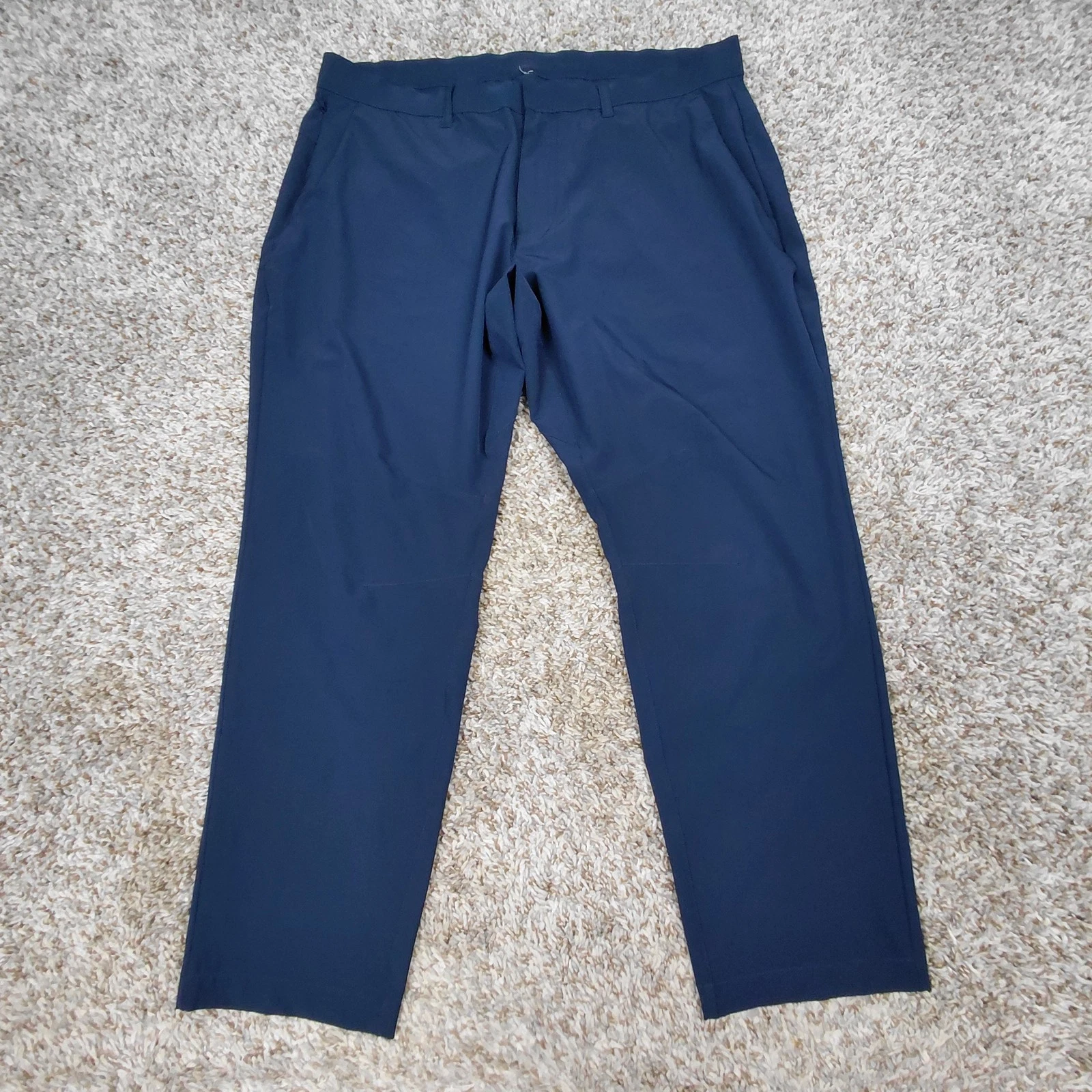 Fabletics Pants Mens 36x27 Navy Blue Performance Chino Golf Office Stretch
