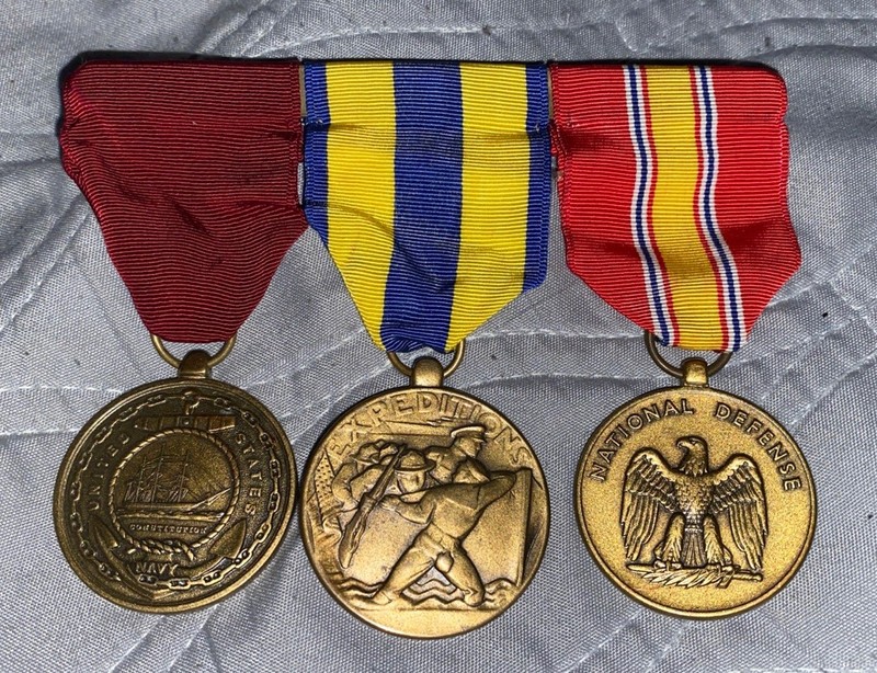 Military Medals United States Navy Medal Expeditions National Defense 