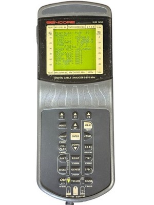 Sencore SLM 1456 Digital Cable Analyzer 5-870 MHz Powers On Tested Buttons READ