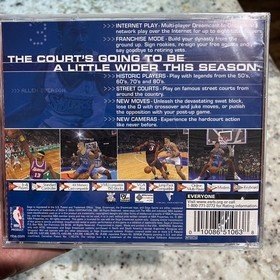 New Vtg Sega Dreamcast Game, NBA 2K1, New Factory Sealed, OOP, Allen Iverson