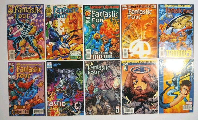 Fantastic Four Marvel Comic Book Lot