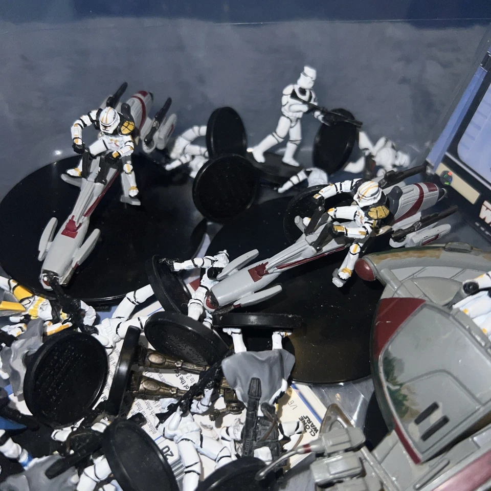 Star Wars Miniatures Trooper + Más - ENORME LOTE - ¡100% Va a Strays Para Invierno! Foto 2 de 4